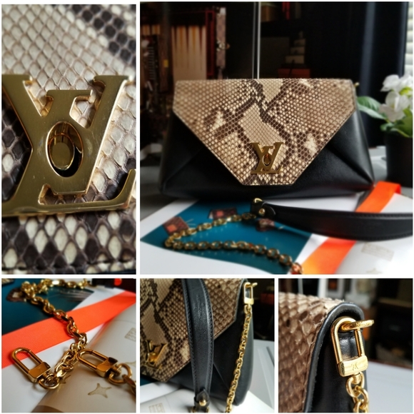 Louis Vuitton Exotic Noir Python Snake skin - Picture 5 of 16